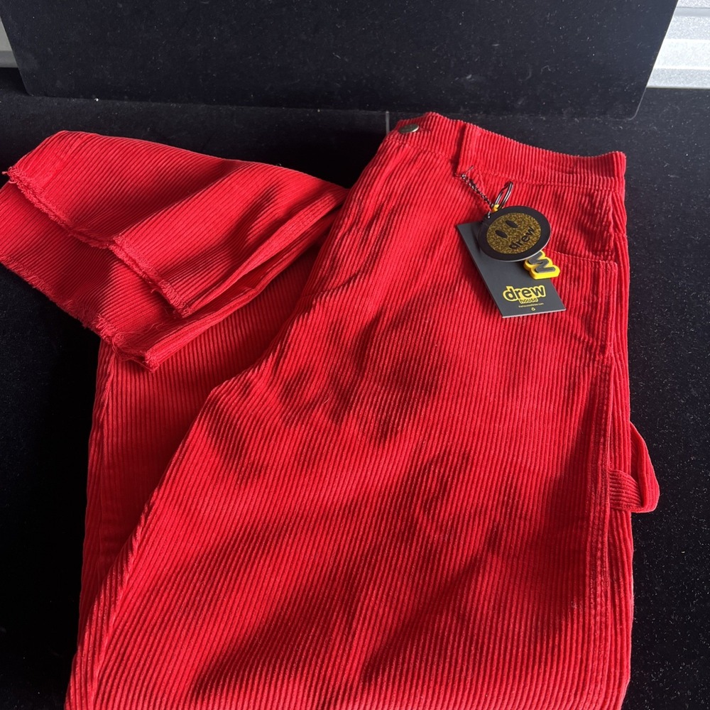 Drew House corduroy carpenter pants Red Size 30 … b37